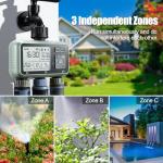 CROSOFMI Programmable Watering Timer for Gardens