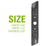 Greenworks 10-Inch Mower Blade Replacement Set