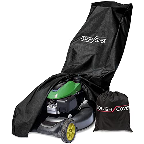 Universal Fit Heavy Duty Lawn Mower Cover, Black