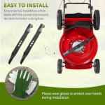 Replacement 21" Mower Blades for HyperTough Mowers