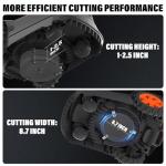 Smart Robotic Lawn Mower with Bluetooth Control