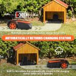 Smart Robotic Lawn Mower with Bluetooth Control