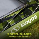 Sun Joe MJ501M 18-Inch Manual Mower with Catcher