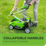 Greenworks 16-Inch G-MAX Battery-Powered Lawn Mower