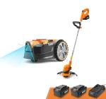 LawnMaster OcuMow Robot Mower and Trimmer Combo