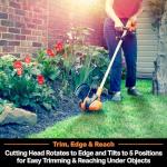 LawnMaster OcuMow Robot Mower and Trimmer Combo