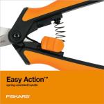 Fiskars Softouch Micro-Tip Pruning Snip - Orange/Black