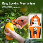 VIVOSUN 6.5" Hand Pruner with Stainless Steel Blades