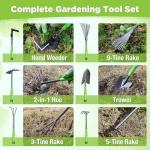 6-Piece Heavy Duty Garden Tool Set