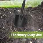 Heavy Duty 28" Pointed Spade Shovel with D Handle