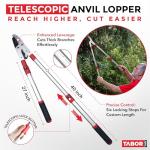 Extendable Anvil Lopper for Thick Branches, 27-40 Inch