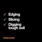 Fiskars 46 Inch Steel D-Handle Garden Spade