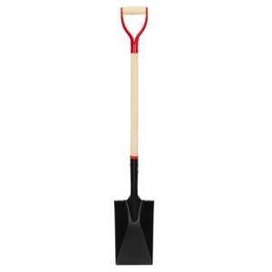 Heavy Duty Spade Shovel with Wooden Handle