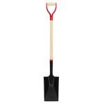 Heavy Duty Spade Shovel with Wooden D-Handle