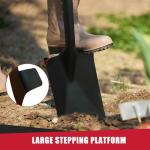 Heavy Duty Spade Shovel with Wooden D-Handle