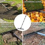 Walensee 5.4FT Heavy Duty Garden Bow Rake