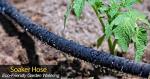 Heavy Duty Soaker Hose - 50ft Rubber Garden Hose