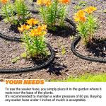 Winisok 100FT Heavy Duty Flat Soaker Hose