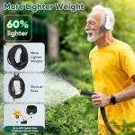 Toolasin 50ft Lightweight Leak-Proof Garden Hose