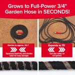 75 FT Expandable Garden Hose with 10 Pattern Sprayer