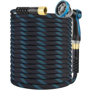 KETTOYA 100 ft Kink-Free Garden Hose with Nozzle