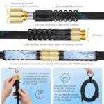 KETTOYA 100 ft Kink-Free Garden Hose with Nozzle