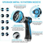 KETTOYA 100 ft Kink-Free Garden Hose with Nozzle