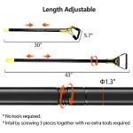 Adjustable Long Handle Scuffle Hoe for Weeding