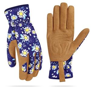 Thorn-Proof Leather Gardening Gloves for Women