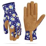 Women’s Thorn-Proof Leather Gardening Gloves - Large