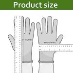 6 Pairs Blue and Green Gardening Gloves for Women