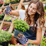 Women’s Thorn-Proof Leather Gardening Gloves - Large