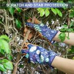 Women's Leather Gardening Gloves - Scratch Resistant