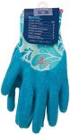 Digz Blue Leaves Pattern Garden Gloves - Small