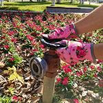 Women’s Pink Leather Gardening Gloves - Thorn Proof