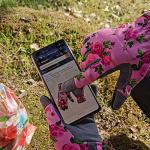 Women’s Pink Leather Gardening Gloves - Thorn Proof