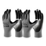10 Pairs Heavy-Duty Nitrile Safety Work Gloves