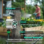 Programmable Sprinkler Timer with Brass Connectors