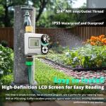 Programmable Sprinkler Timer with Brass Connectors