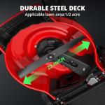 22” Self-Propelled Gas Lawn Mower with Mulching