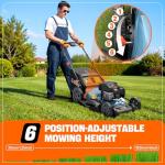 SENIX 22-Inch Self-Propelled Gas Lawn Mower