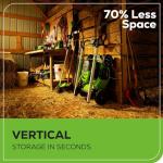 60V Self-Propelled Mower with LED Lights