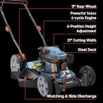 SENIX 21-inch Gas Lawn Mower with Mulching