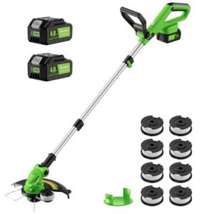 20V Cordless String Trimmer with Batteries and Charger