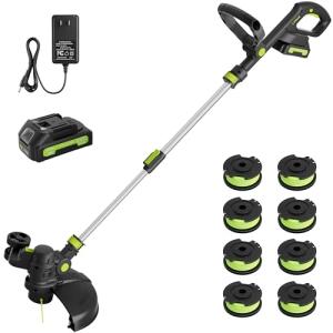 20V Cordless String Trimmer & Edger with Charger