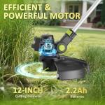 20V Cordless String Trimmer & Edger with Charger