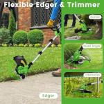 20V Cordless String Trimmer with Batteries and Charger