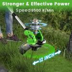 20V Cordless String Trimmer with Batteries and Charger