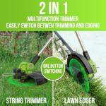 VARSK 2-in-1 Wireless Grass Trimmer