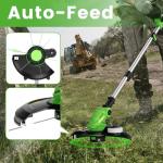 20V Cordless String Trimmer with Batteries and Charger